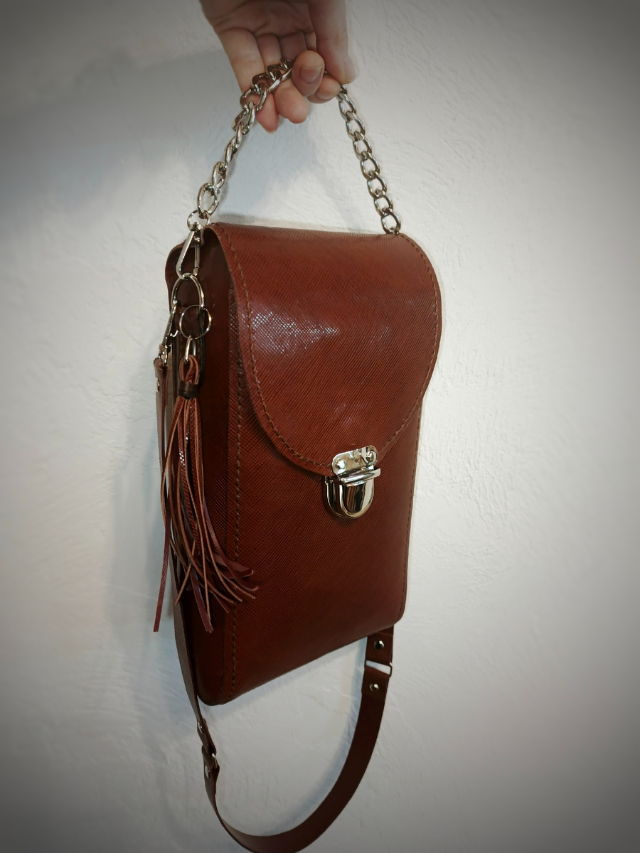 Сумка Ратл от Натурлана. Натуральная кожа, ручная работа.