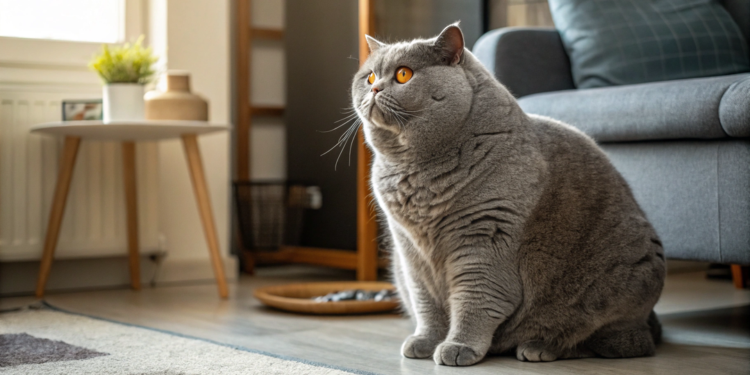 Британский кот толстеет: почему плюшевая порода превращается в шар