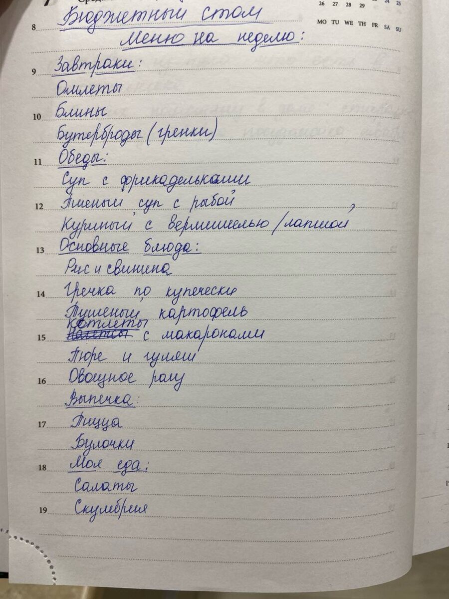 Показываю как есть, с моими правками. Конечно опыта в составлении меню у меня пока нет, но даже на первый взгляд кажется очень удобным.