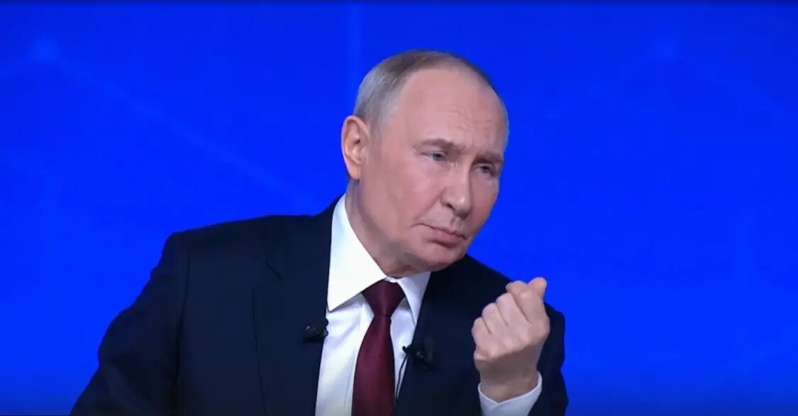    Фото: стоп-кадр трансляции прямой линии