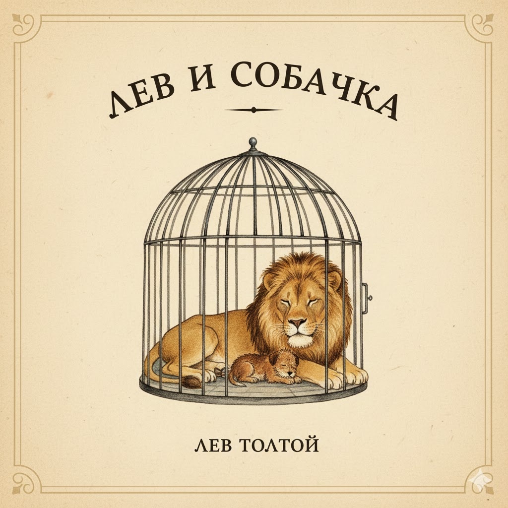 Трогательная быль Льва Толстого о подлинной дружбе и преданности. История начинается жестоко: маленькую собачку отдают льву на съедение. Но вместо гибели её ждет удивительная жизнь в одной клетке с хищником. Это глубокий рассказ о любви и потере, который никого не оставит равнодушным.
