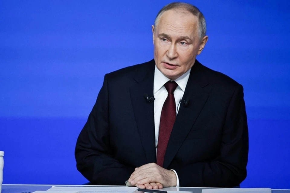    Владимир Путин рассказал, как армия России освобождает ДНР. Фото: Михаил Терещенко, ТАСС