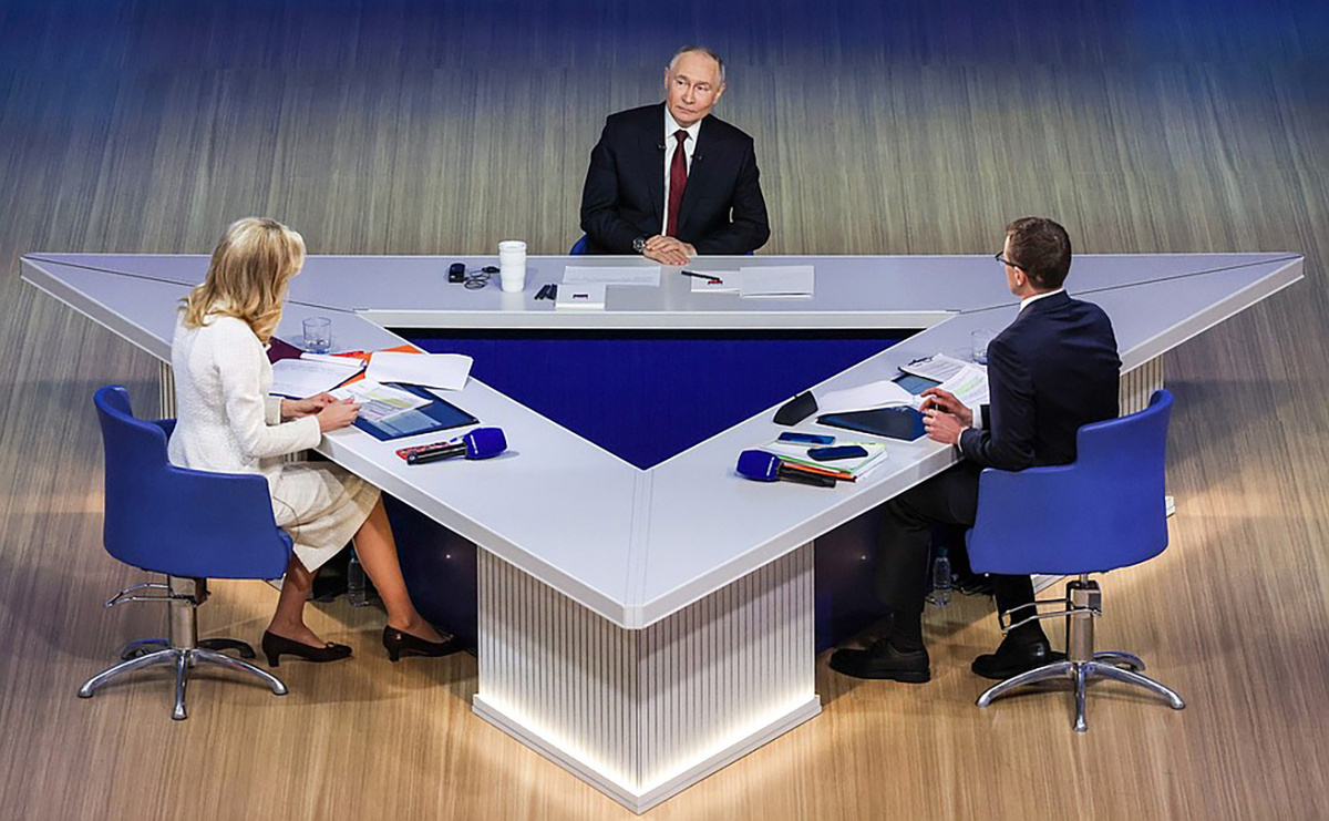 Путин разъяснил, кому адресовались его слова о европейских политиках.  Фото: Фото: пресс-служба Администрации президента РФ / kremlin.ru