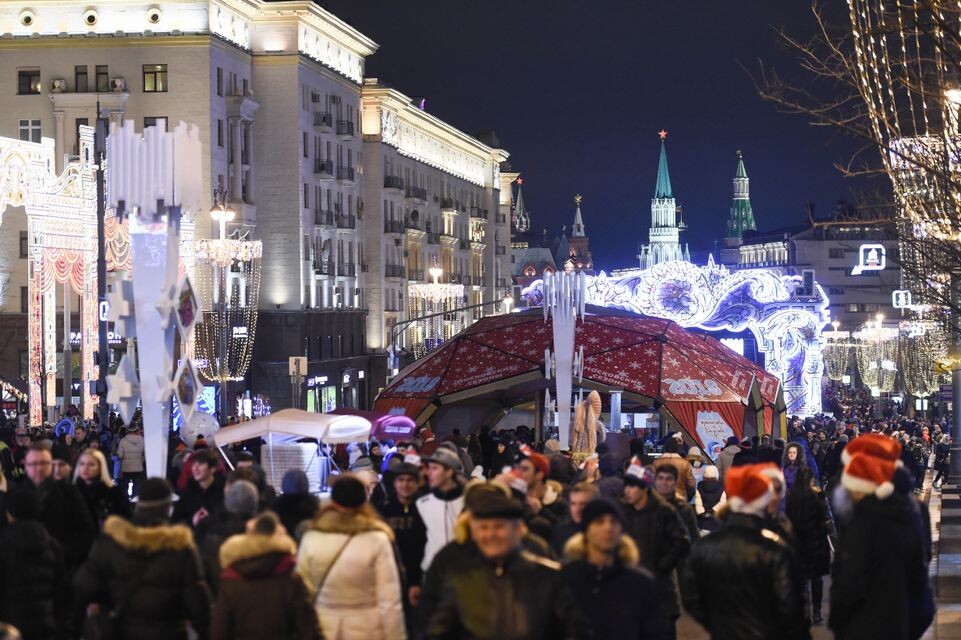    Новый год в Москве / Медиасток.рф
