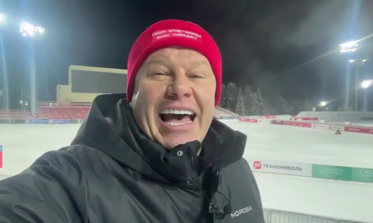    Дмитрий Губерниев. Фото: кадр видео из telegram-канала Дмитрия Губерниева «Реальный Губер»