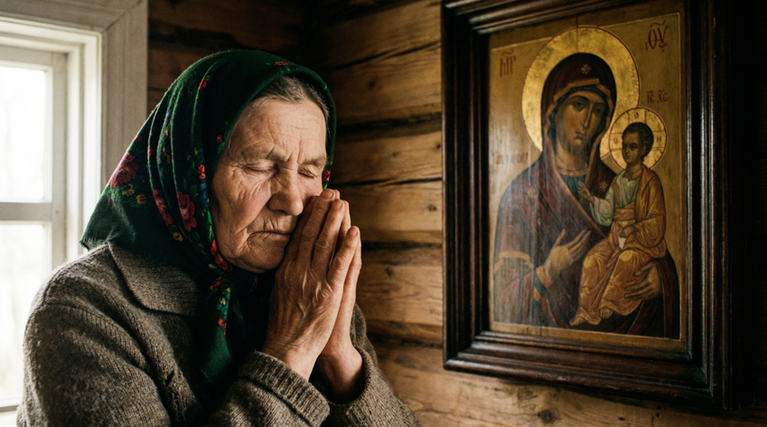Бабушка строго запрещала прикасаться к своей иконе. Но после её смерти секрет был раскрыт — в иконе было послание