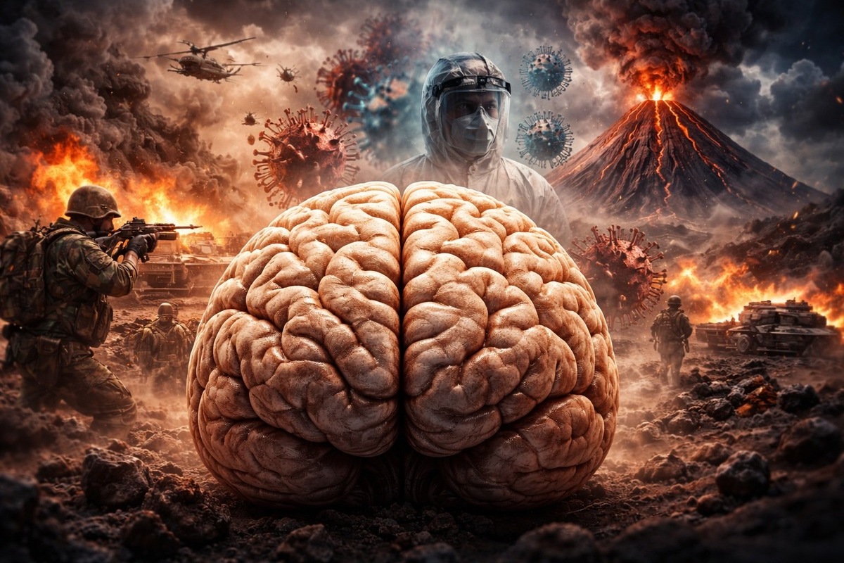    Мозг быстрее реагирует на негативные события, чем на позитивные, из-за эволюционной потребности выживать