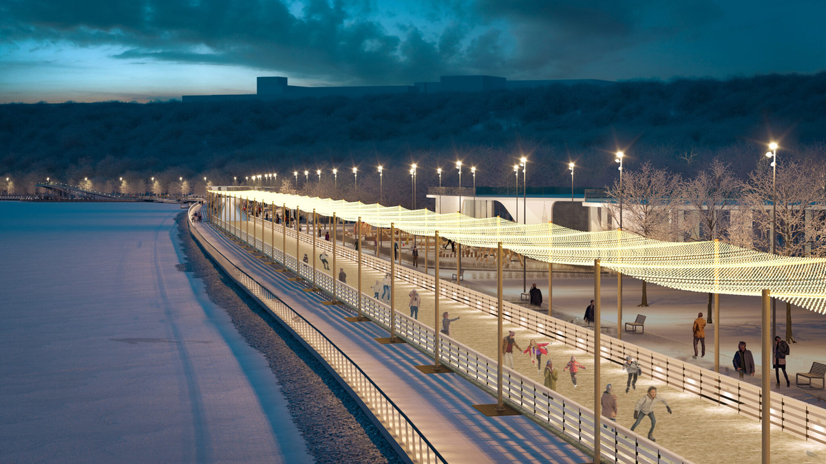 Новый каток на Царской набережной в Коломенском 2025-2026 — длиной 1,7 км с подсветкой «звездное небо». Цены, расписание, как добраться и секреты комфортного катания.
