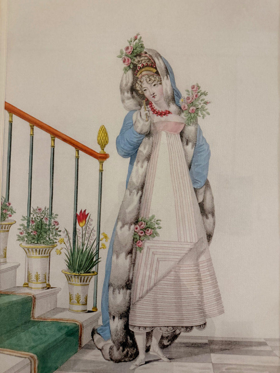 Это с выставки костюма в Павловском дворе. Верне Орас, Париж, 1815 г. Дамский костюм 