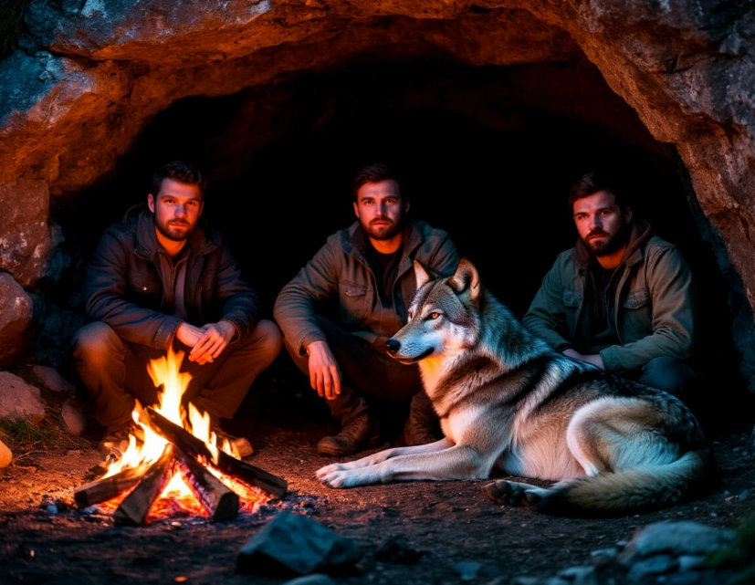 Трое в пещере, не считая собаки