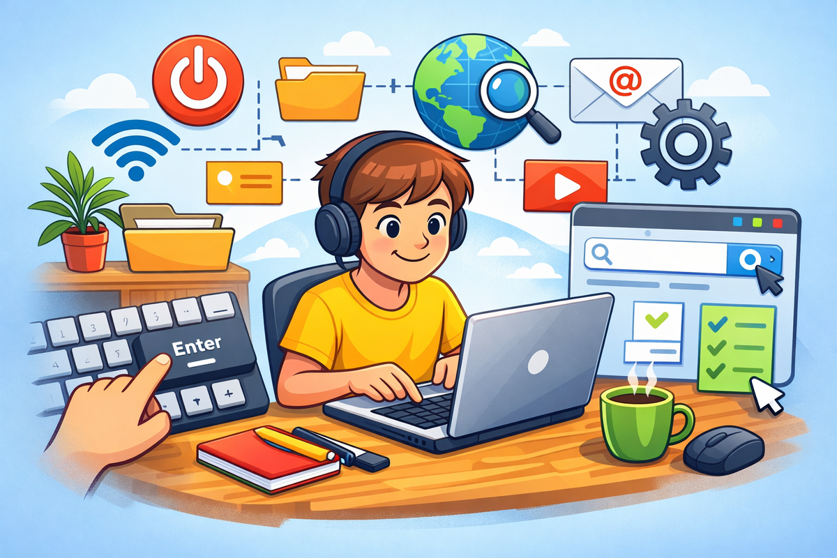 Как научиться работать на ноутбуке для начинающих