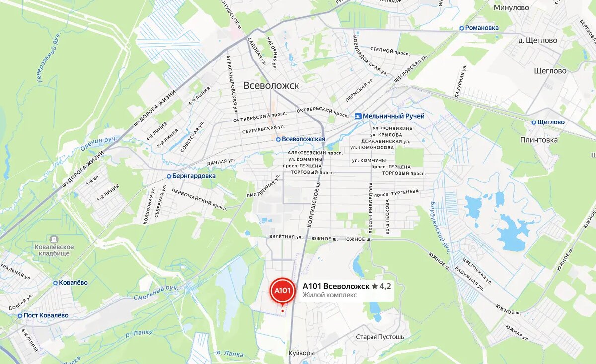    Фото: скриншот сервиса «Яндекс Карты»