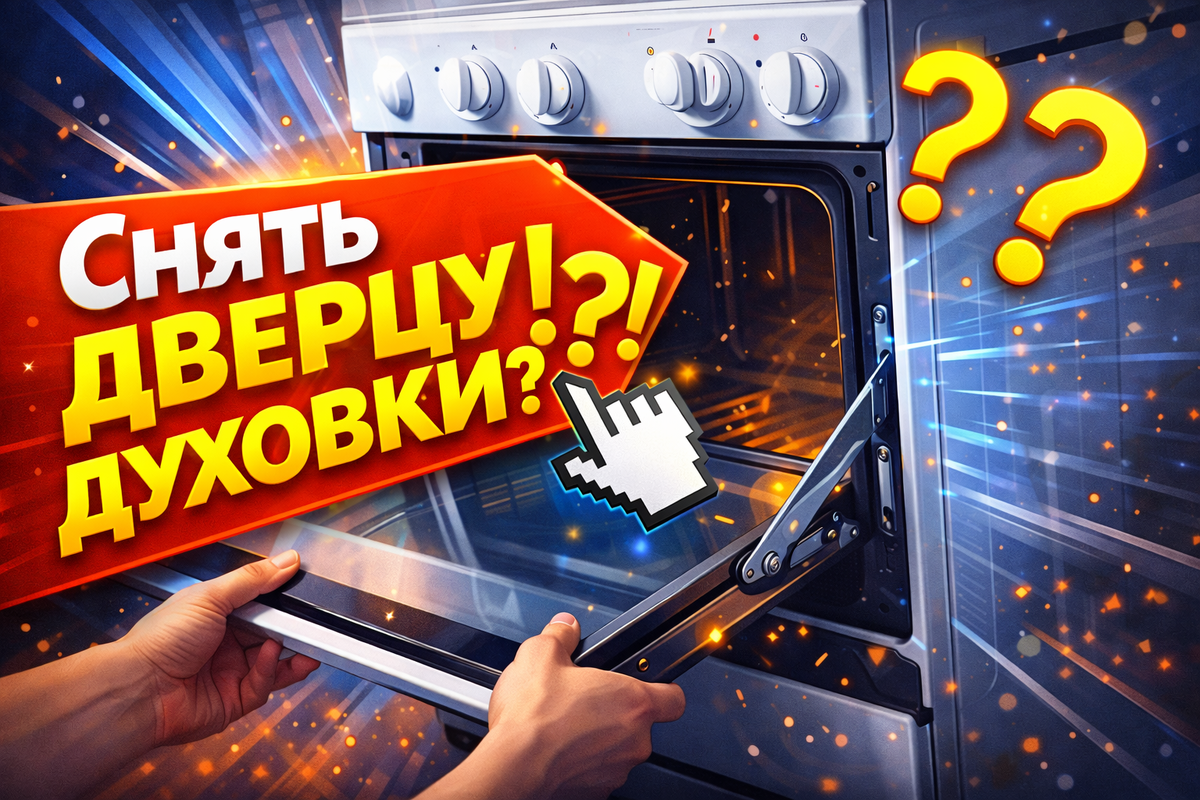 Гефест как снять дверцу духовки
