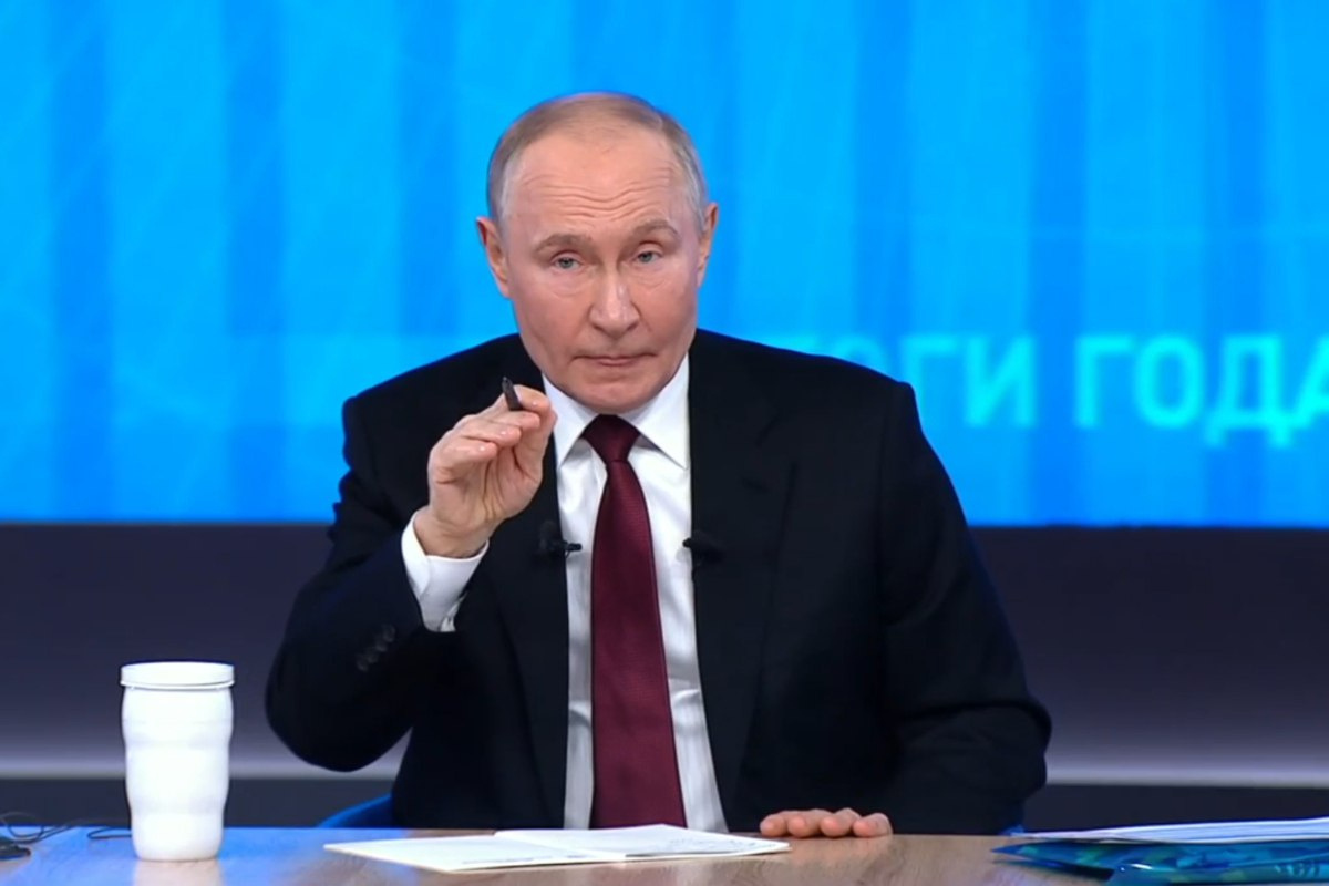    Фото: скриншот с прямой трансляции с президентом РФ "Итоги года 2024"