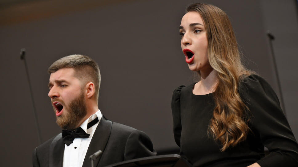 Артист Михаил Нор (слева).📷Фото: Иван Водопьянов / Коммерсантъ