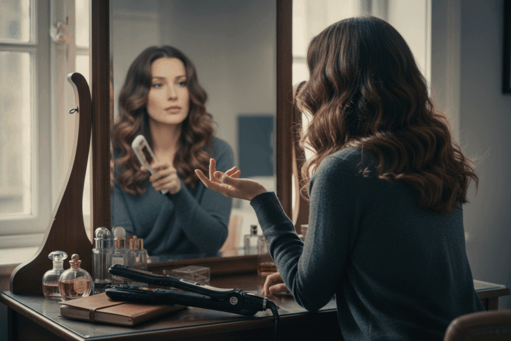    Как убрать пушистость волос: вредные советы для укладки в дождливую погоду TELZEN