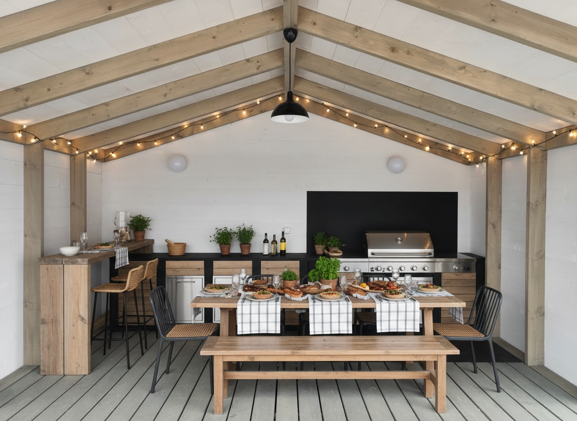 Модульная уличная кухня Шалаши для Души