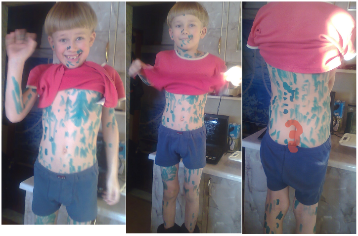 Фотки семейные. Красненькое - это не хвостик, это так замаскирована полосочка разделения между половинками :) Вдруг кто решит, что это ... 