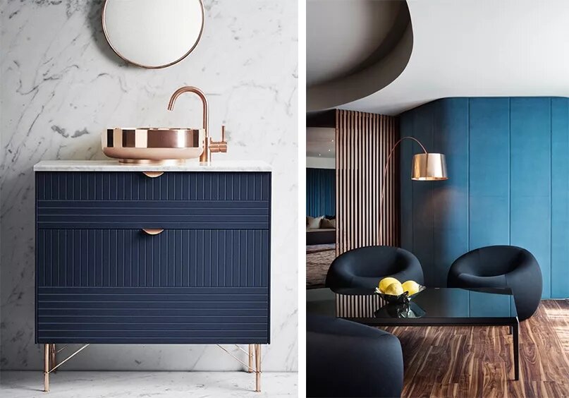 Дерево и камень усиливают благородство бронзы и меди