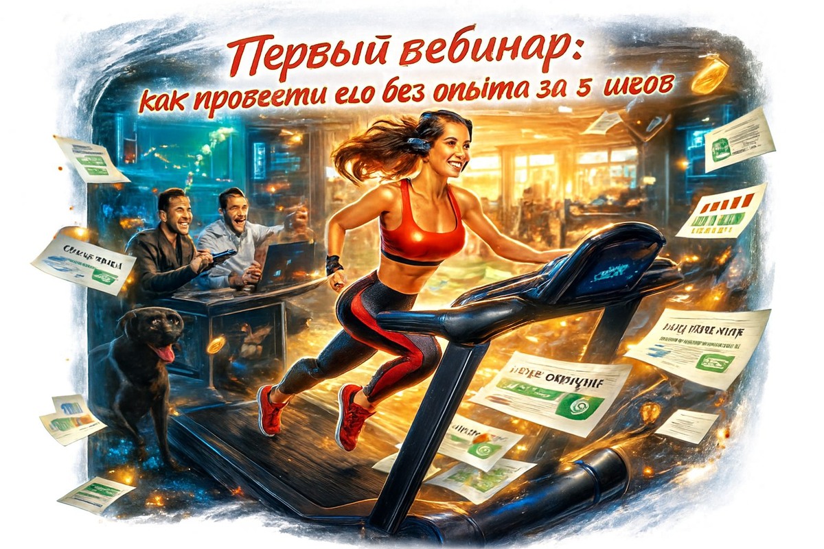    Проведение первого вебинара без опыта за 5 шагов Евгений Прокушев