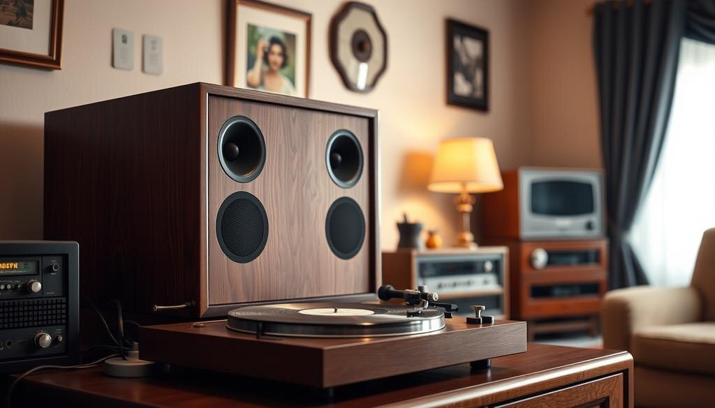    Изображение домашней аудиосистемы 20-го века