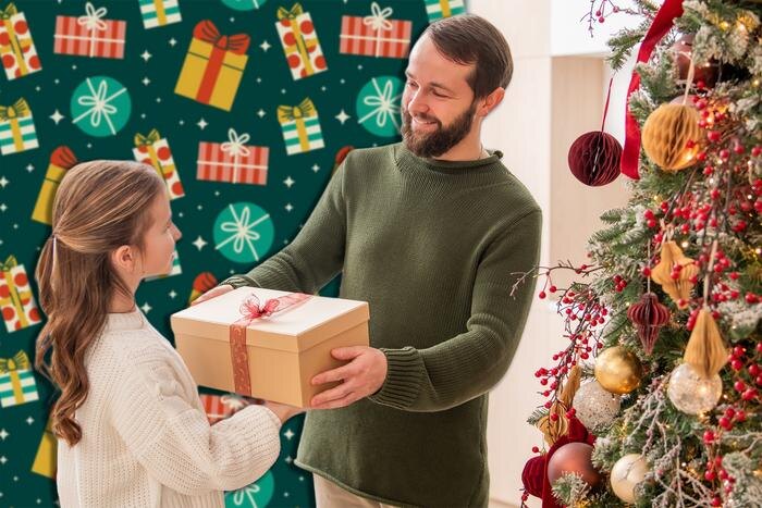 Что подарить папе на Новый год: 20 проверенных идей от недорогих до нужных. Обложка © Коллаж © Life.ru. Фото © Shutterstock / FOTODOM / Maria Moroz, © Freepik