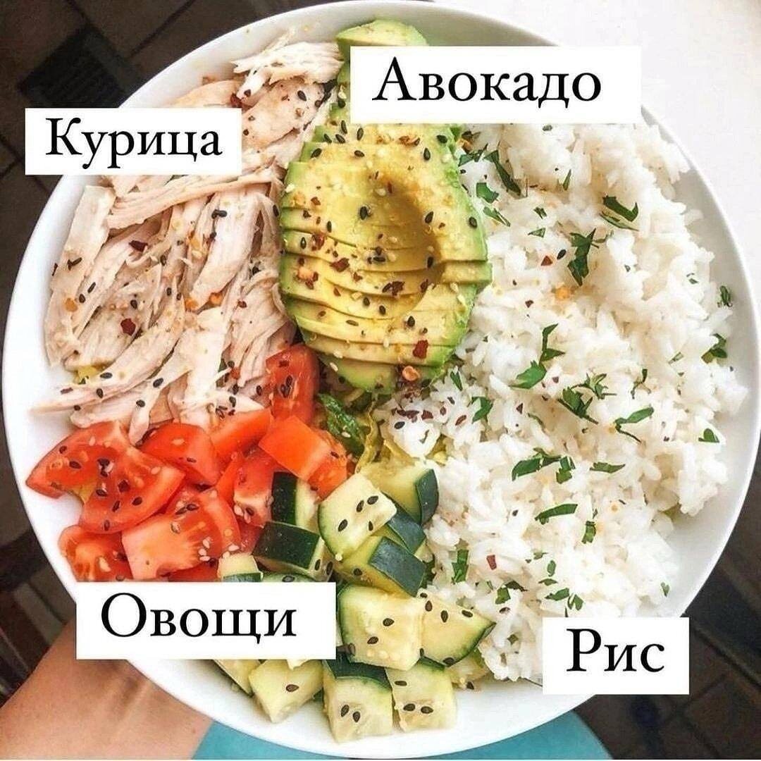 Примерно так стараюсь сочетать тарелку