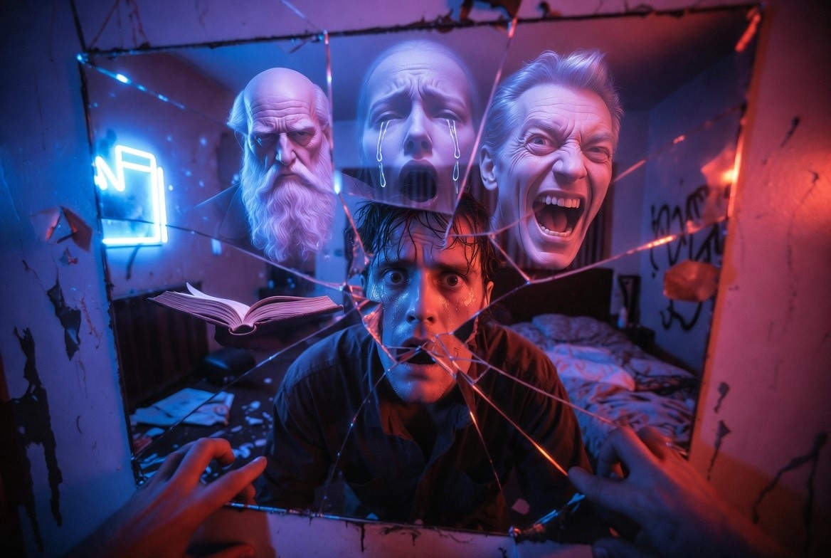 Кто-то в вашей голове включил свет». Первый взгляд в зеркало и на хор внутренних голосов, которые станут вашими проводниками и мучителями.