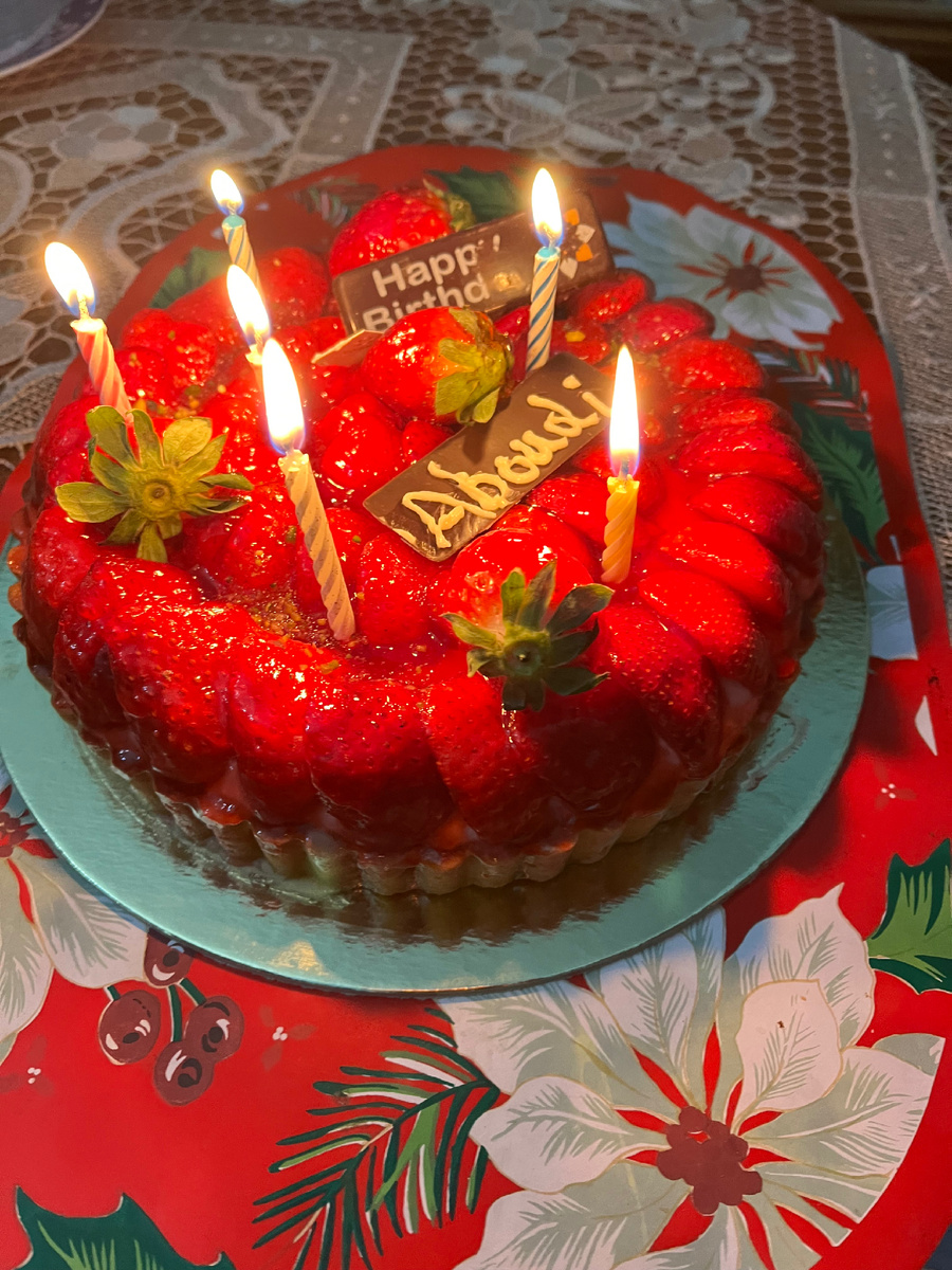 Тортик гости принесли! Фото автора.