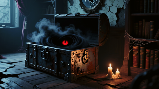 Потайная дверь в старом доме. Страшные истории 