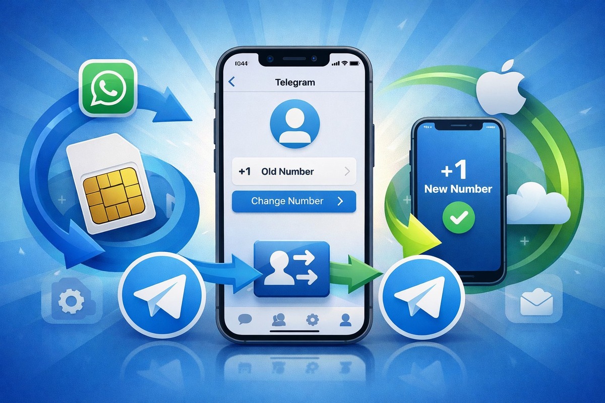    Меняем номер в Телеграме без потерь