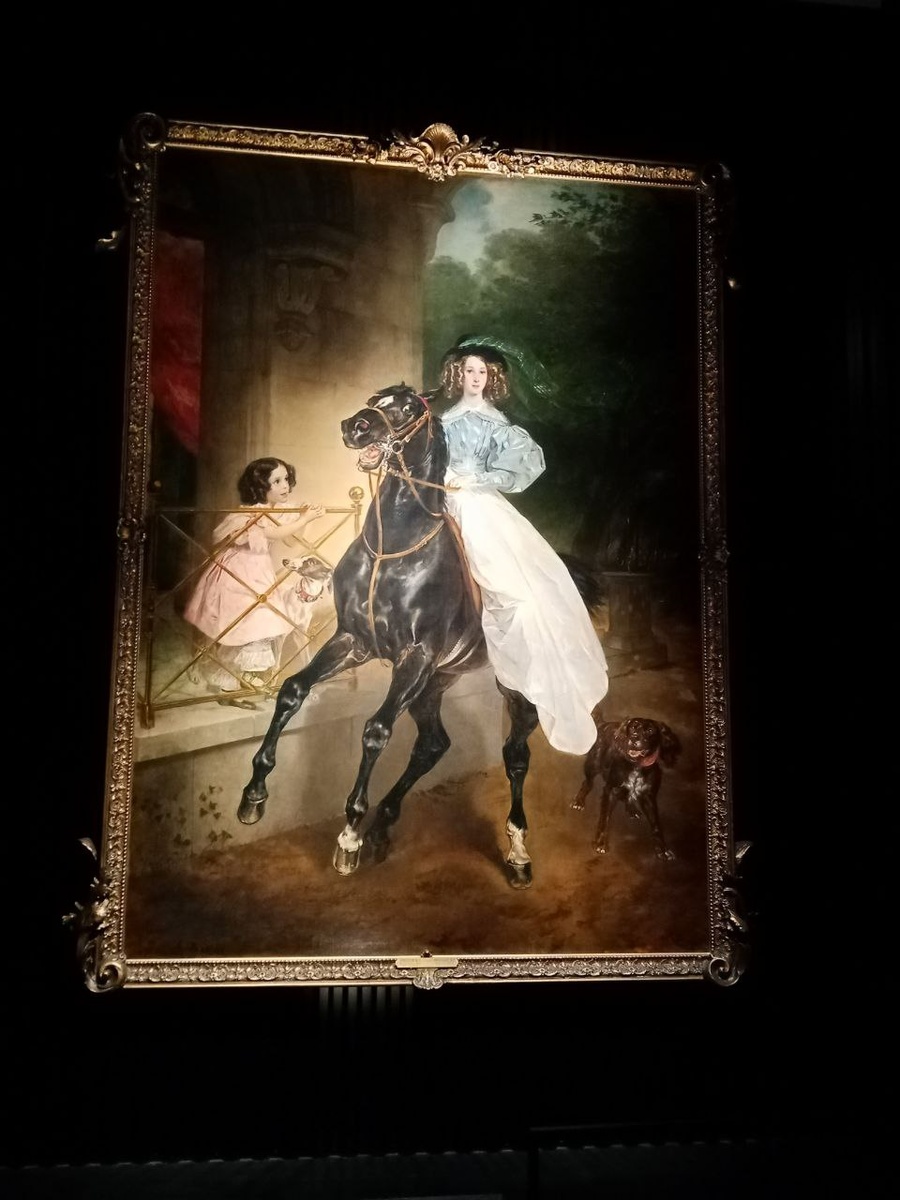 Знаменитый «конный портрет» К. Брюллова. 