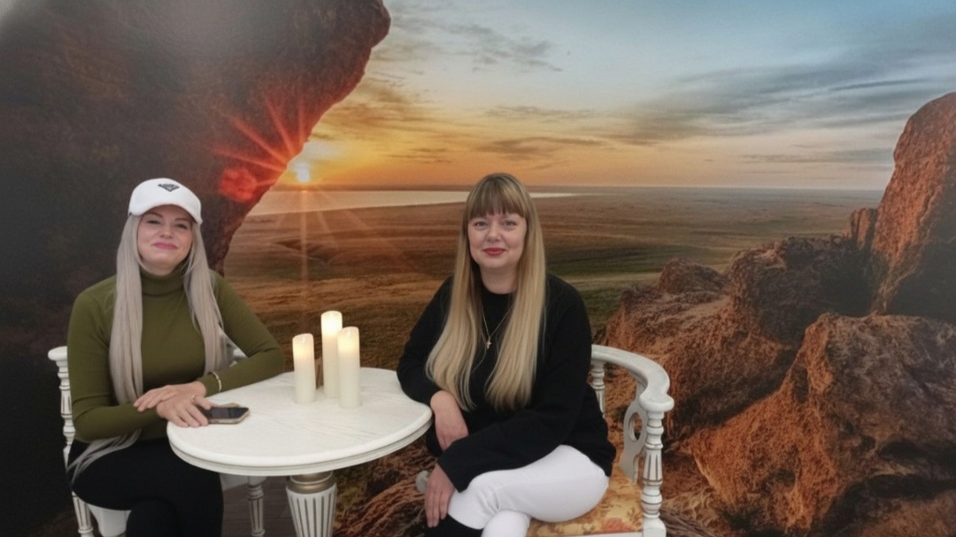 В лучах заходящего солнца