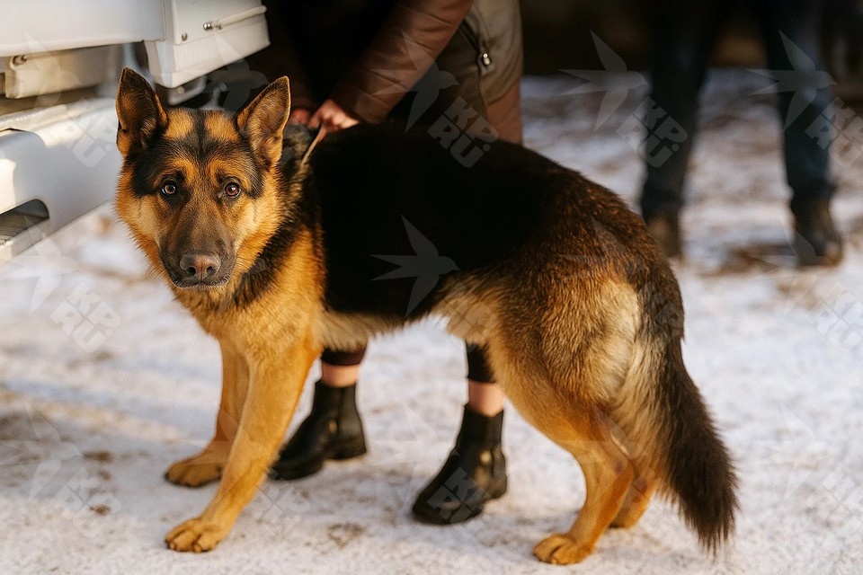    Пес Вальтер, напавший на Катю. Фото: ГСУ СК России по Красноярскому краю и РХ.