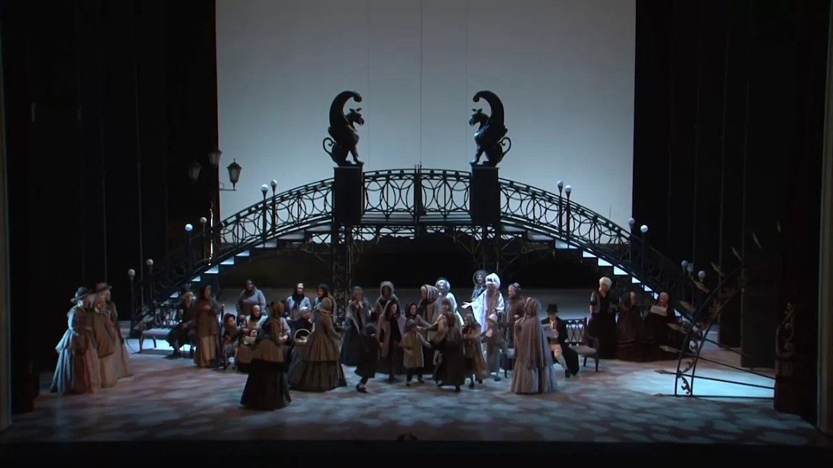 Сцена из оперы "Пиковая дама", фотография из открытых источников Яндекса