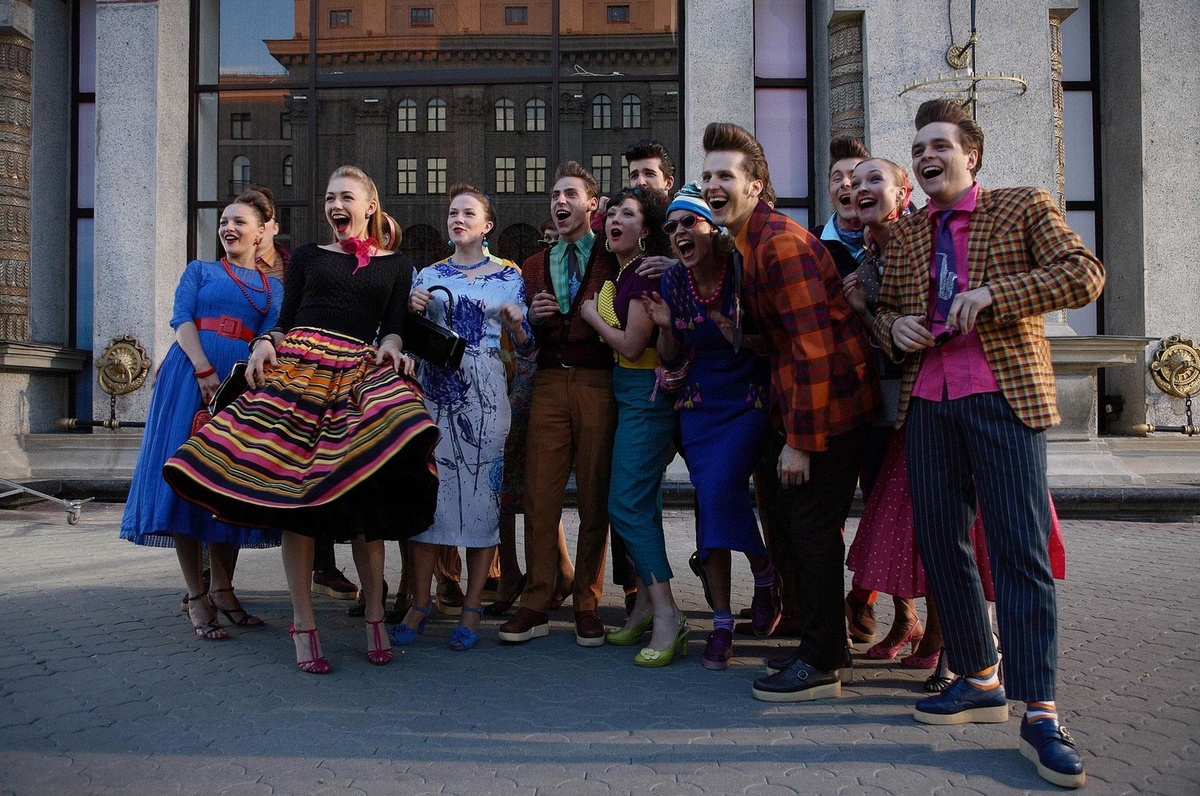 Кадр из фильма "Стиляги" (2008)