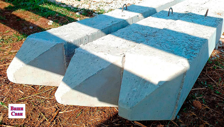 Забивные свай 200х200 мм или большего сеченя