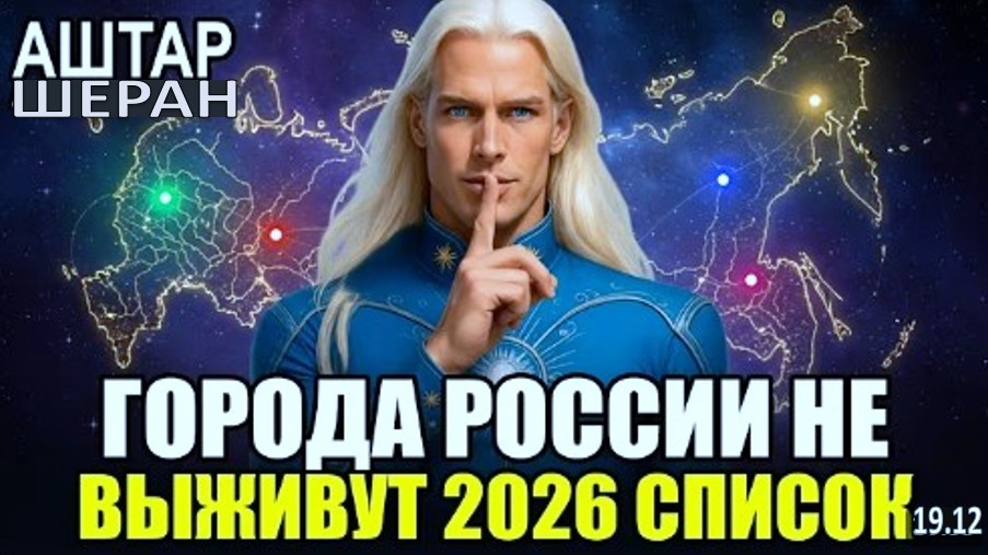 Эти ГОРОДА России НЕ Выживут В 2026 - СПИСОК Зон ГИБЕЛИ! | АШТАР ШЕРАН