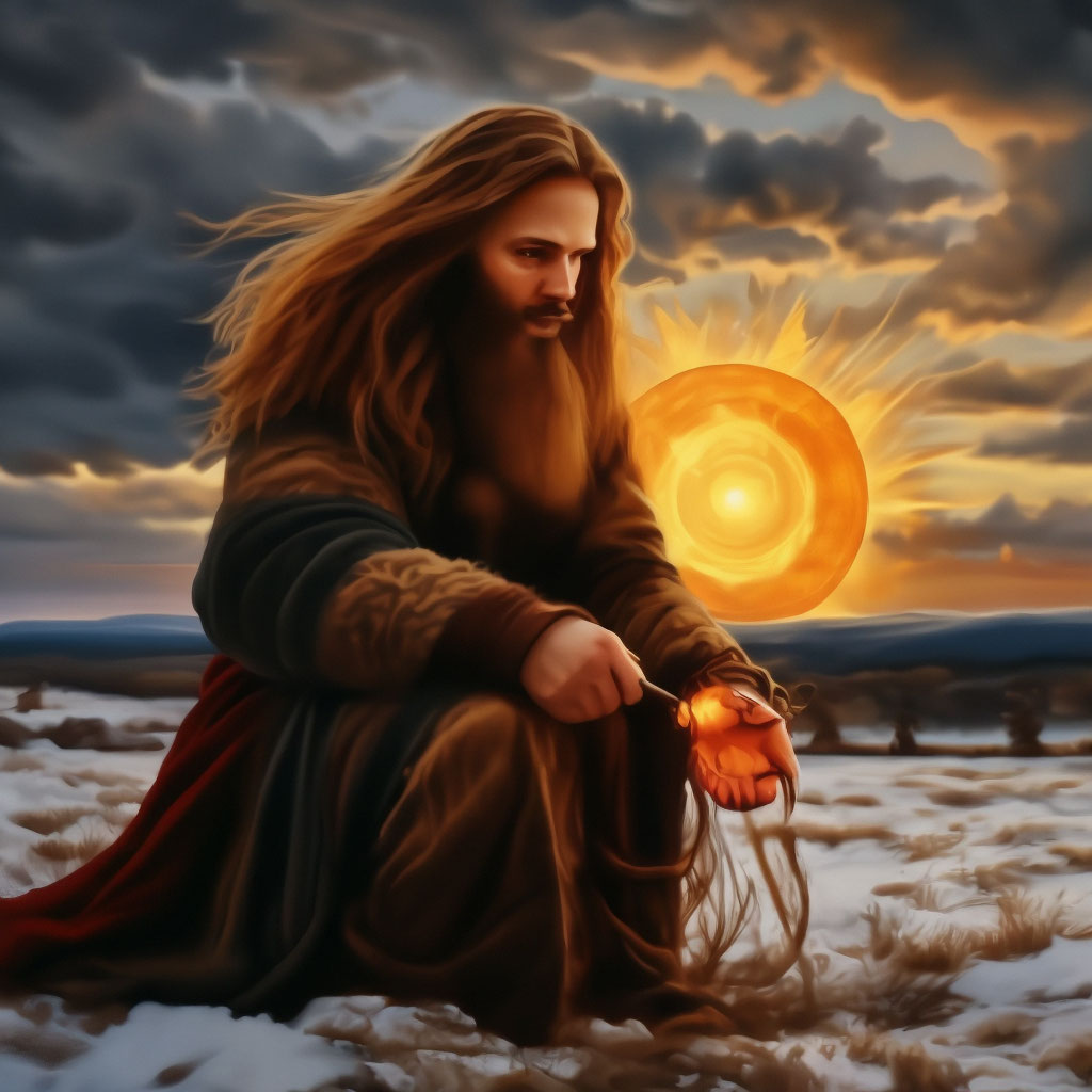 shedevrum.ai Автор Инга Б. Зимний Солнцеворот