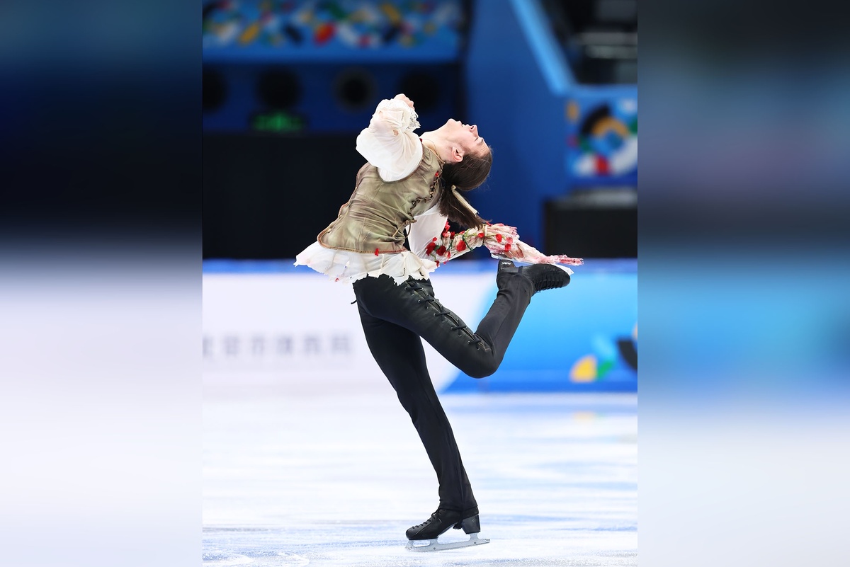    Петр Гуменник продемонстрировал собранность и почти чистое катание./REUTERS