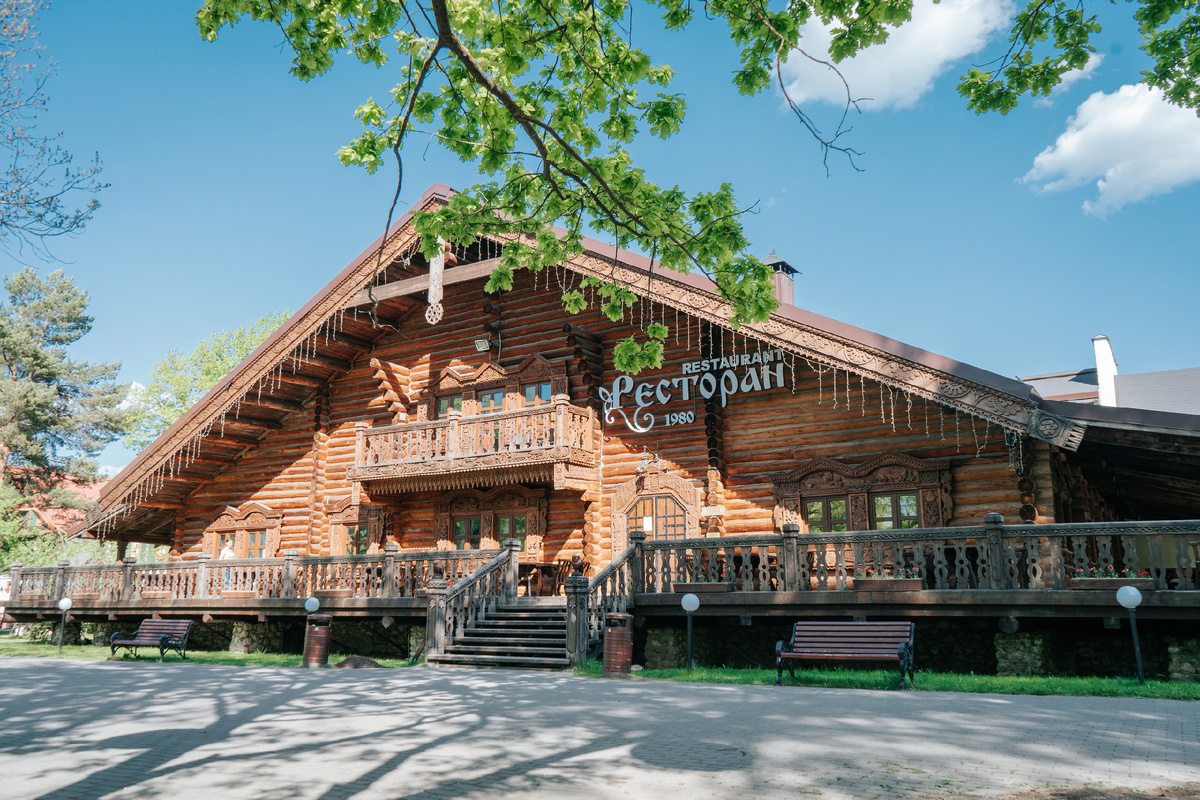 Русская деревня.