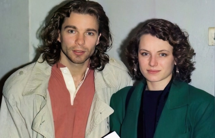 Сергей Маховиков в молодости с женой.