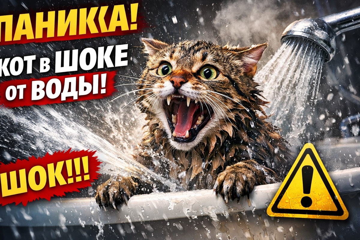 Почему домашние кошки боятся воды?