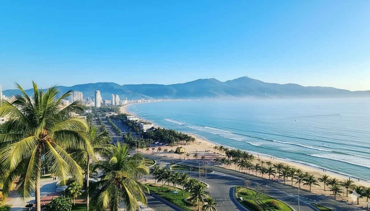 Знаменитый пляж Ми Кхе.