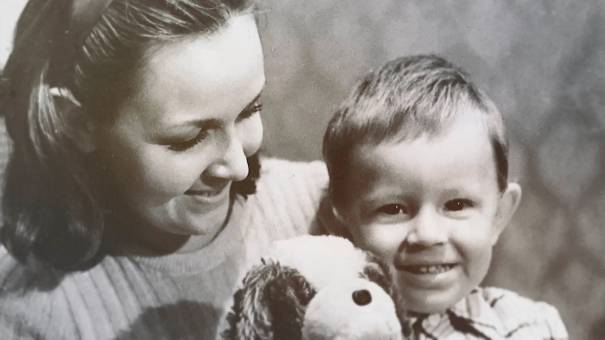 Ирина Акулова с сыном.