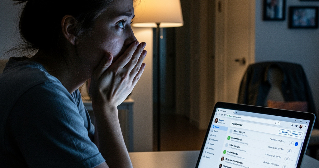 Зашла в почту мужа сбросить документ и увидела, что он полгода ищет квартиру для съёма