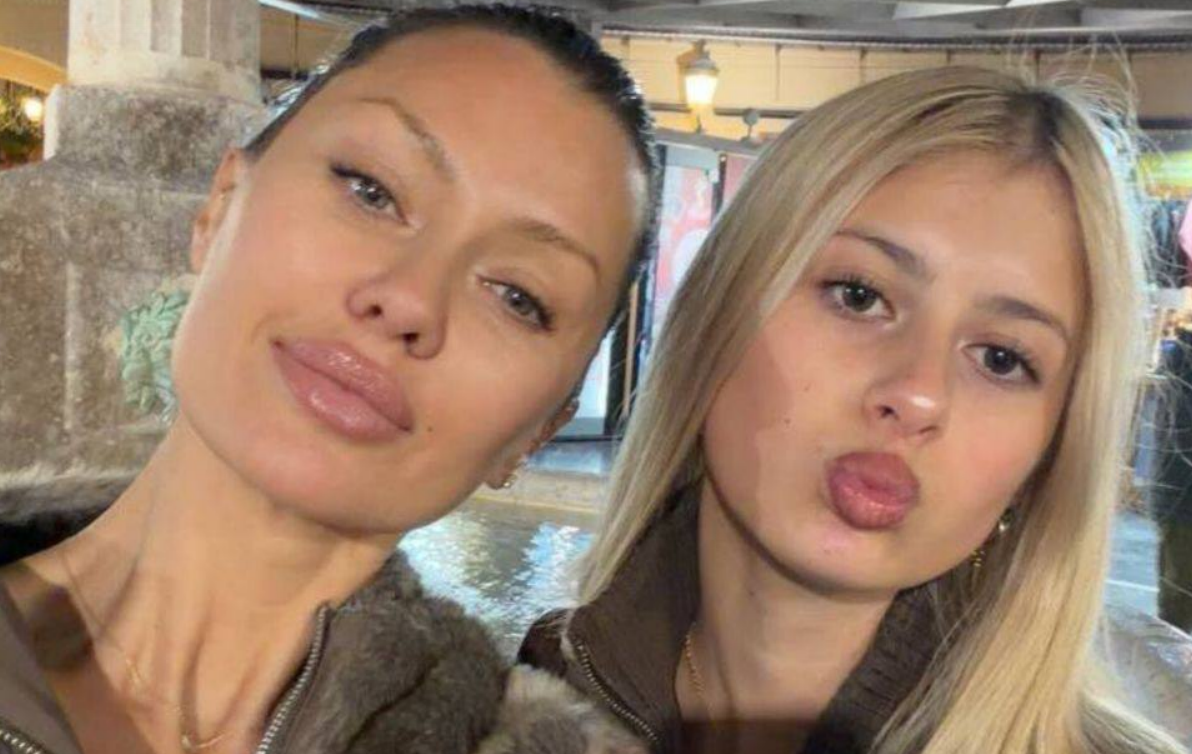 Виктория Боня с дочерью Анджелиной. Фото: Telegram / @v_bonya