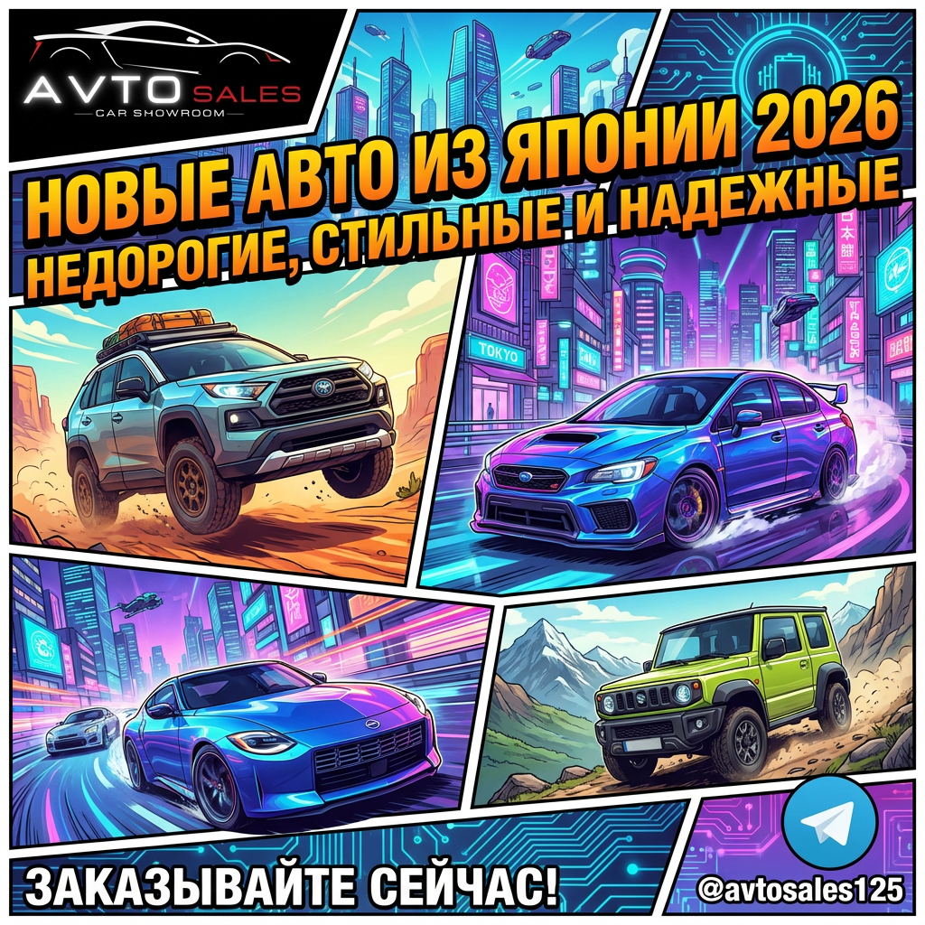    Японские авто 2026: откройте для себя новинки на рынке с надежностью и стилем! Авто Сейлс