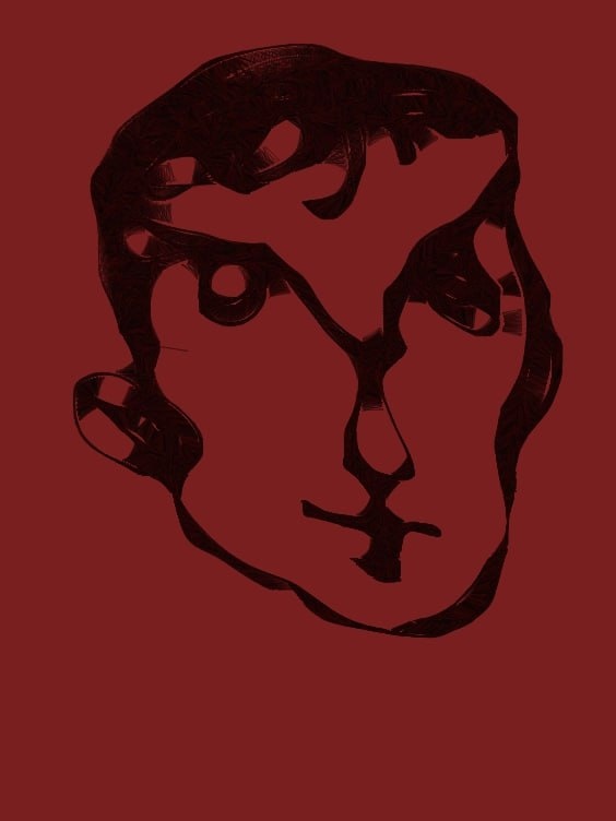 Один из абстрактных портретов Маринетт Мортем