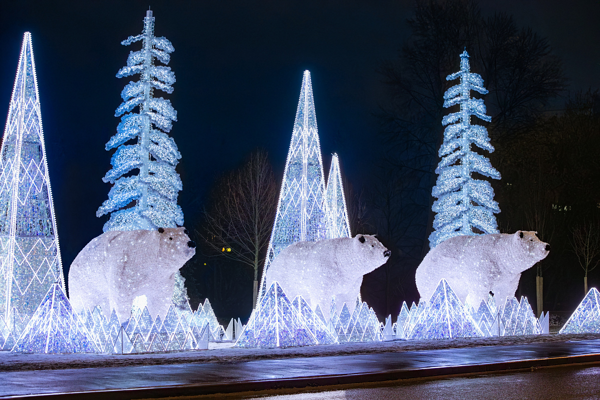 Новый год на ВДНХ. Фото mos.ru